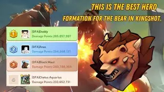 This is the best hero formation for the bear in Kingshot.🐻