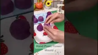 Best Hand Press Flower Mould || #shorts