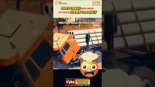 Pipes CRASH Into Cabin as Truck Slams to a Halt!