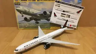 Assembly / Zvezda 1/144 scale Boeing 777-300ER Air Canada („Go Canada Go!“ livery)/ Zocker J