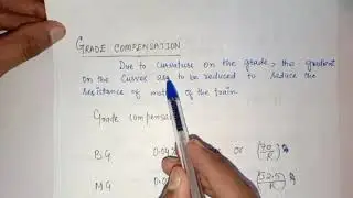 GEOMETRIC DESIGN OF RAILWAY ENGINEERING