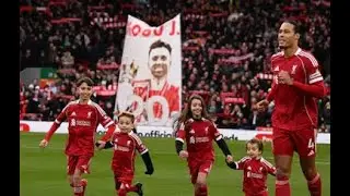 Virgil van Dijk's touching gesture towards Diogo Jota's children after the Liverpool match