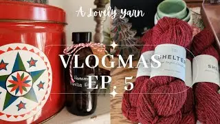A Christmas Sweater Cast On and Homemade Vanilla Extract - Vlogmas Episode 5