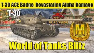 T30 ACE Badge 💥 Devastating Alpha Damage | WOTB | Blitz Squad