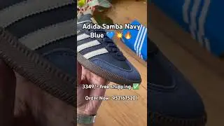 Adidas Samba Navy Blue 💙🔥💥 | Order Now- 9521675201 #shortsfeed #adidassneakers