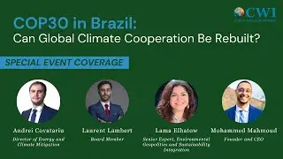 Mohammed Mahmoud on COP30: Who Fills the Void in Climate Leadership When Governments Falter?