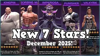 Новые 7 звёзд в декабре 2025 года! Чемпионы банкета уже здесь! | Marvel: Битва чемпионов