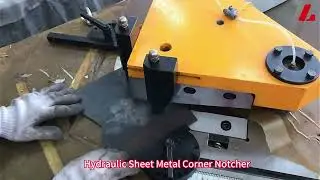 Hydraulic Sheet Metal Corner Notcher #Notcher