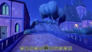 Walk through a riverside Old Era Town in Tiny Glade