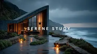 Deep Work Music ~ Coastal Retreat Ambient for Laser Focus & Productivity