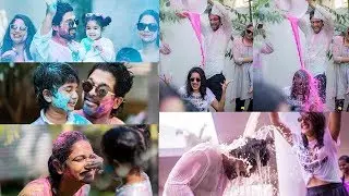 Mega Family Holi Celebrations 2020 | Tollywood Latest Updates | Aksha Productions