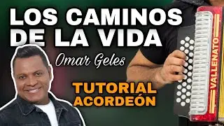 LOS CAMINOS DE LA VIDA (Tutorial de Acordeón) - Explicación sencilla