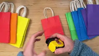 Suncolor Gift Bags Review: 24 Pack Rainbow Color Gift Bags