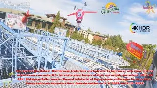 [4K] Goofy's Sky School | On-Ride and Entrance to Exit queue POV at Disney California Adventure 2023