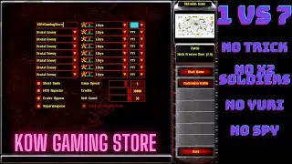 Red Alert 2 | 1 vs 7 The Brutal Enemy and Superweapons! 8 Libya No Trick, No x2, No Spy, No Yuri