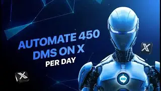 Automate Cold Outreach on X - 450 DMs Per Day