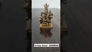 Small Shiva Parvati Brass Statue | Brass Statue For Home Decor - For Order Contact - #shorts #short