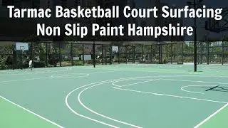 Tarmac Basketball Court Surfacing Non Slip Paint Hampshire