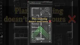 Photoshop Plan Rendering in Minutes | Fast Architectural Workflow #photoshoptutorial #shortviral