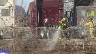 Two-alarm fire demolishes garage in north Des Moines