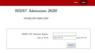 RGUKT 2020 rank cards released ||AP IIIT merit list ||AP IIIT rank cards ||RGUKT CET 2020|IN TELUGU|