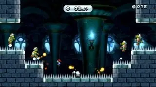 New Super Mario Bros. U - Challenges: Seriously! Fire, Bro! - Mario the Acrobat (Wii U)