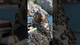 Millions of Barnacle Removed From a Seal's Body! 🌊 (Satisfying Rescue!)