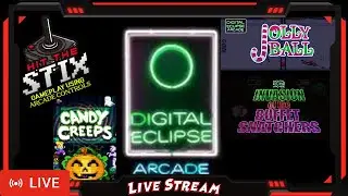 Digital Eclipse Arcade! 3 Modern Arcade Style Games! Hit The Stix - Live Stream