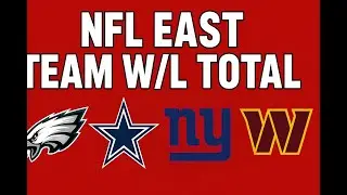 NFL 2025 NFC East Over Under Team Win Totals | Cowboys, Eagles, Giants, Commanders Breakdown