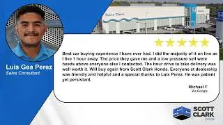 Scott Clark Honda 5 Star Customer Review: Luis Gea Perez
