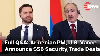 FULL Q&A: JD Vance & Armenian PM Pashinyan Face Tough Questions on $5B Armenia-U.S. Deals | AC1E