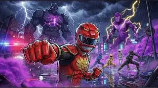 NEO-CITY Turns to Stone&hellip; Then the Rangers Transform (Part 1) | Spider-Verse Style