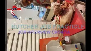 Skilled Nepali Butcher Demonstration | Goat Meat Cutting Test for PIK Vrbovec, Croatia 🇳🇵 | Manpower