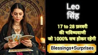 LEO 🎖️🎊 सिंह राशि 17 to 28 फ़रवरी 2026🌈🏆 Singh Rashi FEBRUARY 2026 🎁 #tarot #leo #horoscope #love