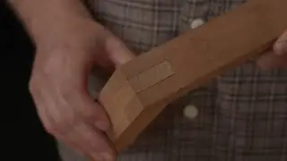Craft Video Dictionary: Making a Bridle Joint demonstrated by Ryan Taber