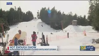 Alta Sierra Ski Resort closed for lack of snow