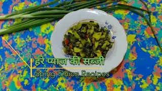 Hare Pyaz Ki Sabji | हरे प्याज की सब्जी | Spring Onion Recipe #springonionrecipe