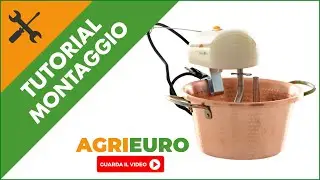 Paiolo per polenta LAR polentamatic 3.5/4.5/6.5 L: montaggio