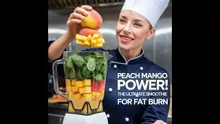 Peach Mango Smoothie for Fat Burn & Glowing Skin | Best Detox Recipe