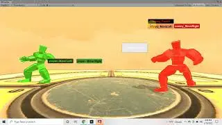 Unity Prototype: Button fight prototype with animation rig