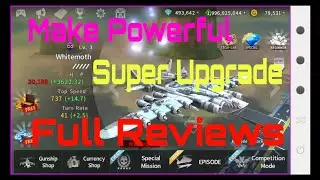 Gunship Battle: Make Powerful Whitemoth Super Upgrade With All Weapon