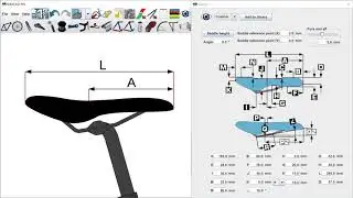 Saddle dimensions in BikeCAD