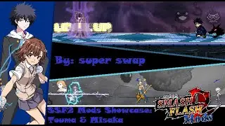 SSF2 Mods Showcase: Kamijou Touma & Misaka Mikoto (Toaru series) by [super swap]