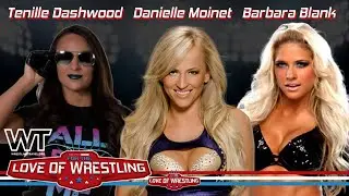 Kelly Kelly, Summer Rae and Emma interview FTLOW 2019 WWF WWE AEW Diva TNA WCW