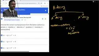 JEE MAIN PYQ: Beta decay