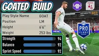 GLITCHIEST BUILD in FIFA 23 PRO CLUBS!