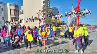 Prèvia reines i reis infantils Carnaval Vinaròs 2025