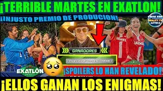 😰🚨TERRIBLE MARTES EN EXATLON! ELLOS GANAN LOS ENIGMAS, PERO SE LLEVAN LA PEOR SORPRESA ¿FUE INJUSTO?
