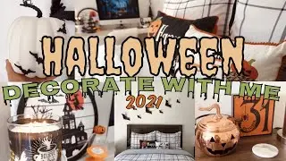 Halloween Decorate With Me 2021! My Halloween Decor, Spooky Bedroom Decorating Ideas #halloweendecor