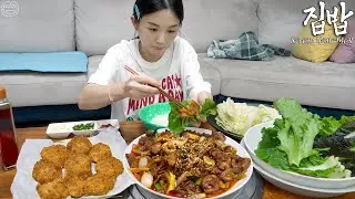 мукбанг :) Домашняя корейская еда в стиле 